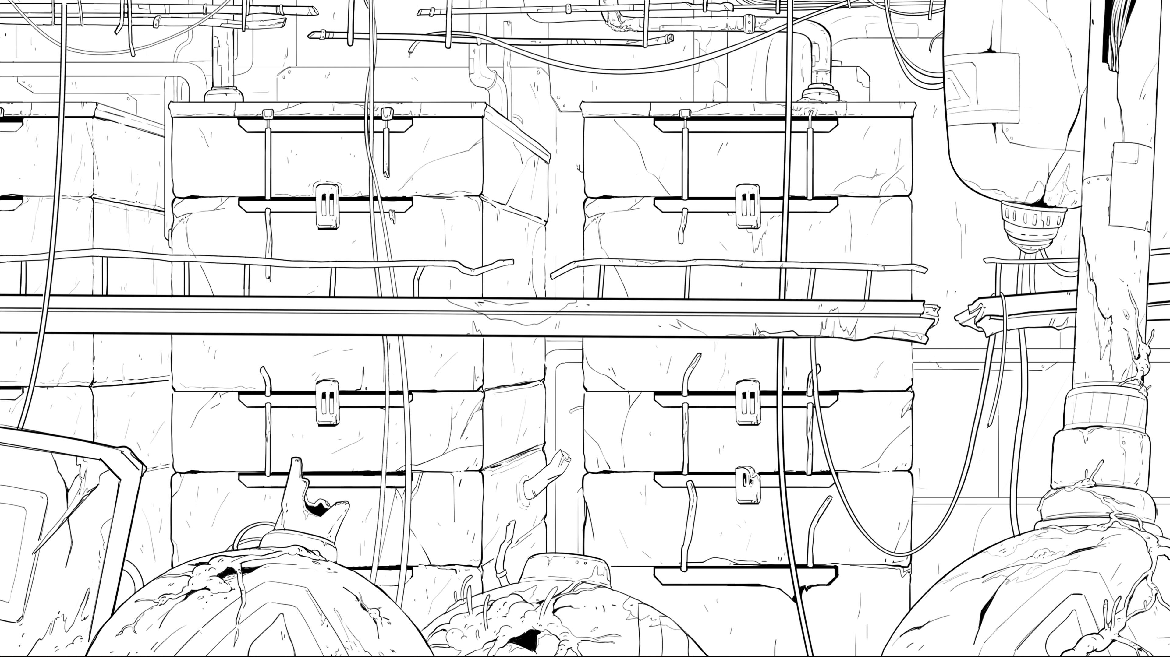 Scavengers Reign BG Design Test - Titmouse Mentorship